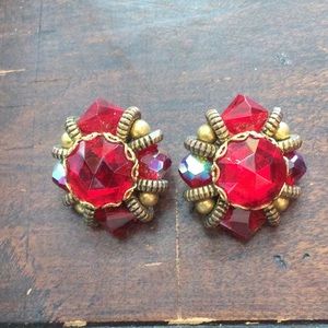 Vintage clip on Earrings